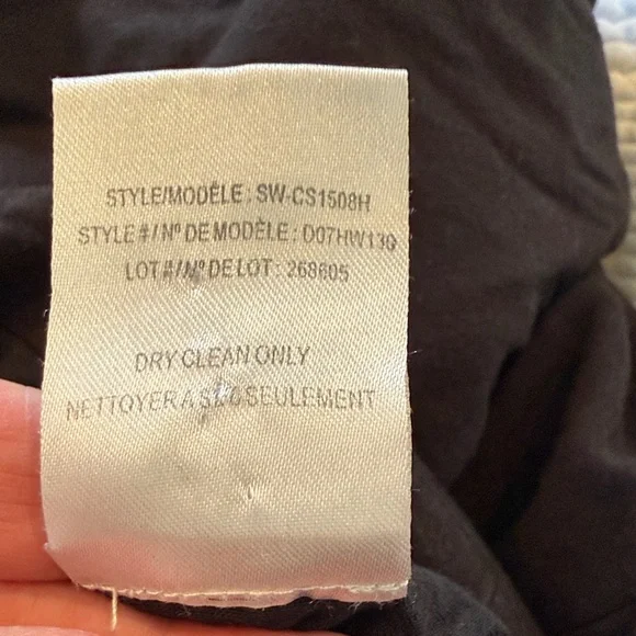 Helmut Lang Black Asymmetrical Drape Front Moto Jacket - Picture 8 of 8